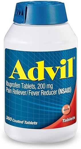 Alívio da Dor/Redutor de Febre, 200mg Ibuprofeno Pack de 1 (360 comprimidos cada) - Advil