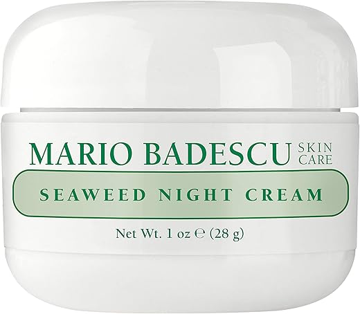 Creme Noturno Mario Badescu para o Rosto, Ultra-Rico em Antienvelhecimento, Infundido com Vitaminas, Minerais e Antioxidantes – 50g