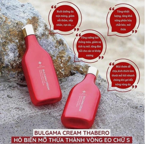 Generic - Inovação Bulgama Melhor Creme Corporal Queima Gordura Coreano 300ml/10.14 Fl oz, Vermelho