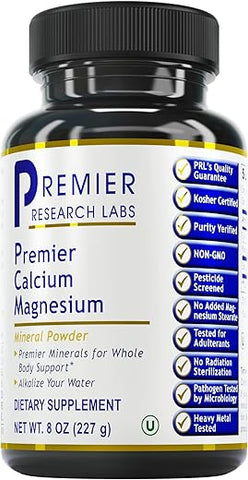 Cálcio Magnésio de Coral Sango para Cuidados Dentários e Ósseos – 100g - Premier Research Labs