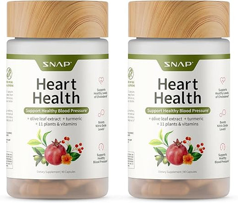 Suplementos para a Saúde do Coração e Circulação Sanguínea, 180 Cápsulas - Snap Supplements