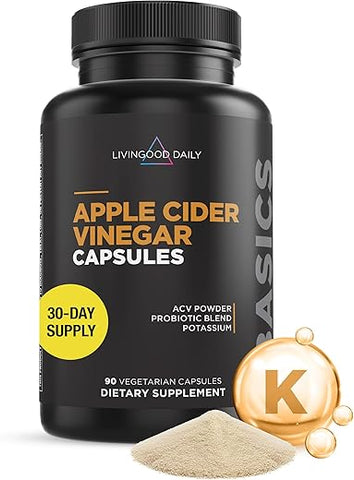 Cápsulas de Vinagre de Maçã com A Mãe (1500mg) – Pílulas de AVC com Probióticos | Livingood Daily - Livingood Daily