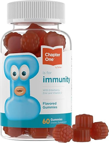 Gomas de Suporte Imunológico Chapter One para Crianças com Vitaminas C e Zinco - Zahler