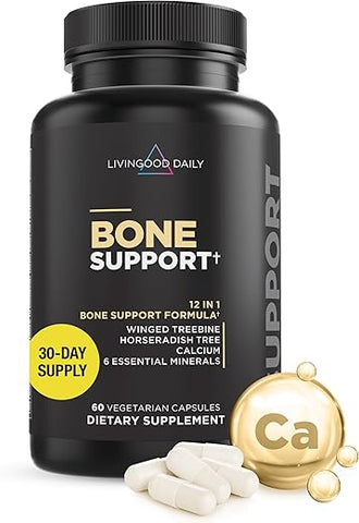 Livingood Daily - Suplemento de Cálcio Diário Livingood para Mulheres – Marca Livingood, Cálcio Essencial em Cápsulas