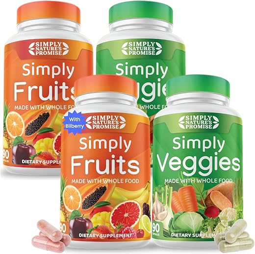 Simply Nature's Promise - Promessa da Natureza Simples – Embalado com mais de 40 Frutas Diferentes | 100% Natural e Rico em Nutrientes | 500g