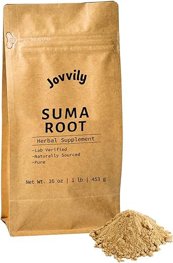 Jovvily - Raiz de Suma – 454g – Adaptógeno – Suplemento Herbal Tradicional – Ginseng Brasileiro
