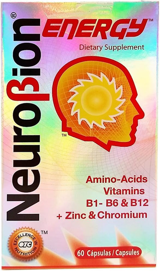 Aminoácidos Energéticos, 60 Comprimidos (Pacote com 3) – Aumente sua energia! - Neurobion