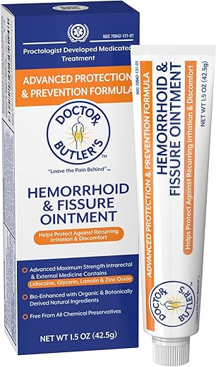 Doctor Butler's - Doctor Butler’s Avançado Hemorroida – Tratamento Eficaz em Creme 30g