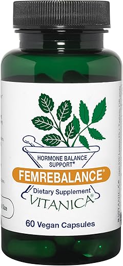 FemRebalance: Suporte ao Equilíbrio Hormonal para Mulheres, Vegano, 60 Cápsulas - Vitanica