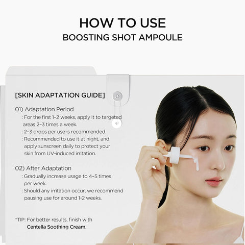 SKIN1004 Matrixyl 10% Boosting Shot Ampoule, Volufiline & Hyaluronic Acid Serum for Face, Spicule for Deep Hydration & Firming, Moisture Volume Care for Under Eye, Korean Skin Care, 1.01fl.oz / 30ml