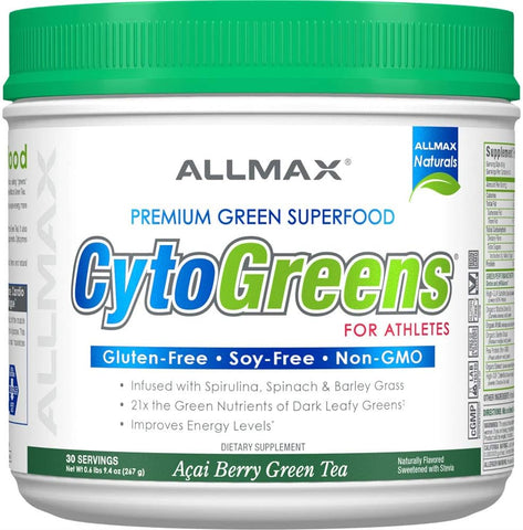 Cytogreens Pó de Super Verdes, com Spirulina e Espinafre | 100g - ALLMAX Nutrition