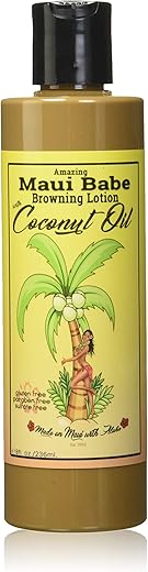 Loção Bronzeadora com Óleo de Coco 236ml | Hidratação e Proteção Solar - Maui Babe