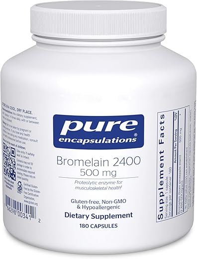 Bromelain 2400 500 mg – Suporte Digestivo - Pure Encapsulations