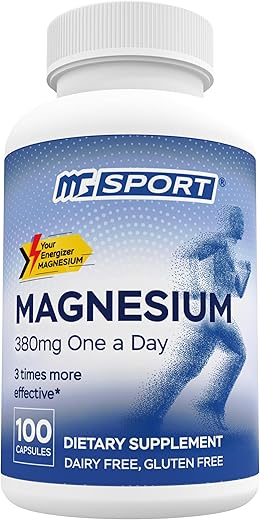 MgSport - MGSPORT Suplemento de Magnésio – Alta Absorção com Vitaminas B6, D, E – Alivia Cãibras nas Pernas | MGSPORT Magnésio – Alta Absorção com Vitaminas B6, D, E – Alivia Cãibras nas Pernas