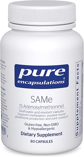 SAMe S-Adenosilmetionina 180’s – Suporte para a Saúde das Articulações - Pure Encapsulations