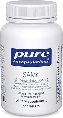 SAMe S-Adenosilmetionina 180’s – Suporte para a Saúde das Articulações - Pure Encapsulations