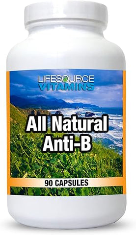 Suporte Imunológico com Anti-B Natural, 14 Ingredientes Naturais com Equinácea - LifeSource Vitamins