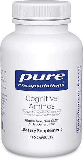 Cognitive Aminos | Suporte para Função Cognitiva | 120 Cápsulas - Pure Encapsulations