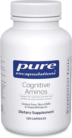Cognitive Aminos | Suporte para Função Cognitiva | 120 Cápsulas - Pure Encapsulations