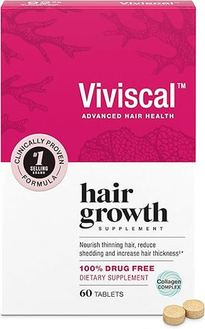 Crescimento Capilar Feminino | Cabelo Mais Espesso e Volumoso | Comprovado Clinicamente | 60 Comprimidos | 1 Mês - Viviscal