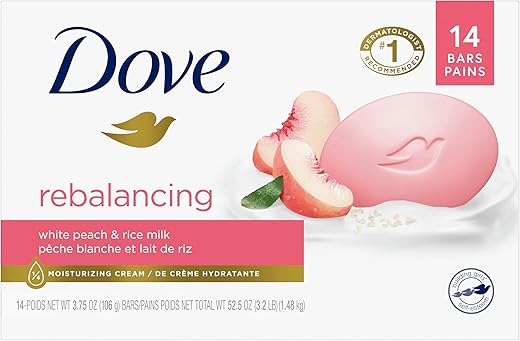 Sabonete em Barra Dove Reequilibrante Pêssego Branco 100g