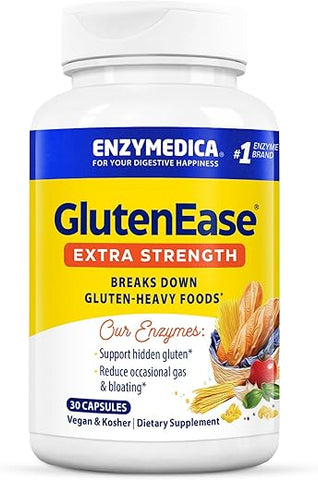 Enzimas Digestivas de Máxima Potência, Suporte ao Glúten – Extra Forte - Enzymedica