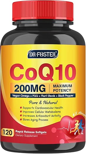 Quinovit - CoQ10 200mg Softgels com Vitamina E – Potencialize sua saúde com a marca líder em CoQ10