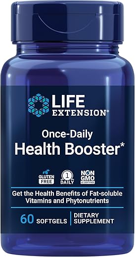 Once-Daily Health Booster – Vitaminas para a Saúde – Marca Life Extension - Life Extension