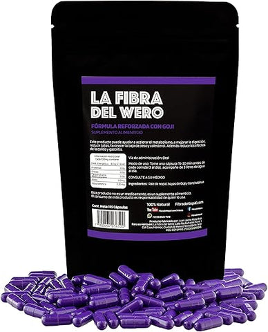 La Fibra del Wero - FIBRA DEL WERO | Fibra de Cacto com Frutas de Goji | Suplemento 100% Natural | Pacote “Mês e Meio” | Marca FIBRA DEL WERO