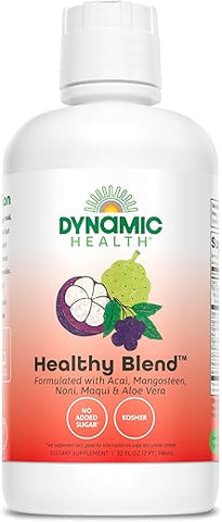 Healthy Blend com Açaí, Mangostão, Noni, Maqui – 100% Natural e Rico em Antioxidantes | 500ml - Dynamic Health