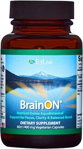 BrainOn, 60 Cápsulas – Potencialize seu cérebro com o E3LIVE BrainOn, 60 Cápsulas - E3LIVE