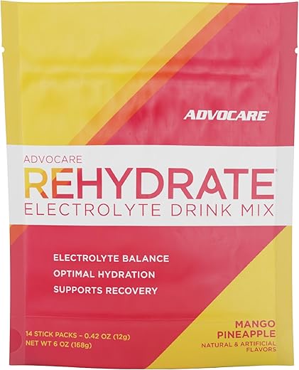 Rehydrate Mix Hidratante de Eletrólitos – Bebida Energética - AdvoCare