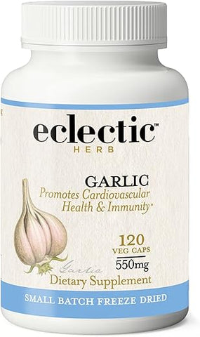 ECLECTIC INSTITUTE - Cápsulas de Alho Cru Não-OGM da Eclectic Institute | Saúde Geral | 100% Natural