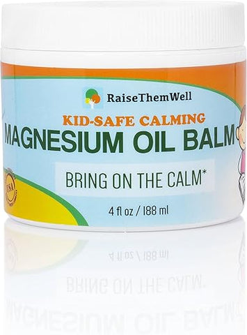 Raise Them Well - Bálsamo de Magnésio Calmante Kid-Safe | 118 ml : Kid-Safe