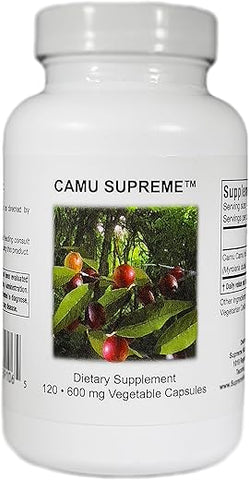 Supreme Nutrition Products - Supreme Nutrition – Camu Supreme: 120 Cápsulas Vegetarianas de Camu Camu Puro – Potencialize sua Saúde com a Marca Líder em Nutrição