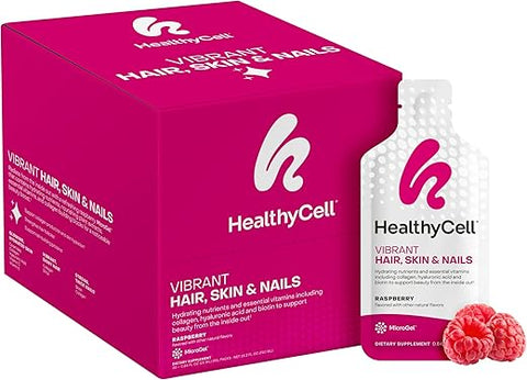 Cabelos e Pele Vibrantes – Fórmula Avançada – 60 Cápsulas - Healthycell