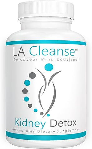 LA Cleanse - Suplemento de Suporte Renal – 60 Cápsulas – 200 mg Extrato de Cranberry com Raiz de Astragalus, Pó de Folha de Uva Ursi