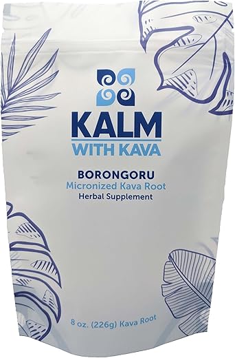 com Kava Borongoru Micronizado (227g) – Relaxante Natural - KALM