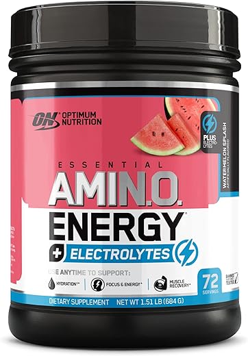 Essential AMIN.O Energy: Energético com Aminoácidos Essenciais – Líder em Nutrição Esportiva - Optimum Nutrition