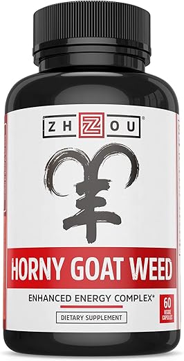 ZHOU - Zhou Premium Extrato de Horny Goat Weed com Maca – Potencialize sua performance!