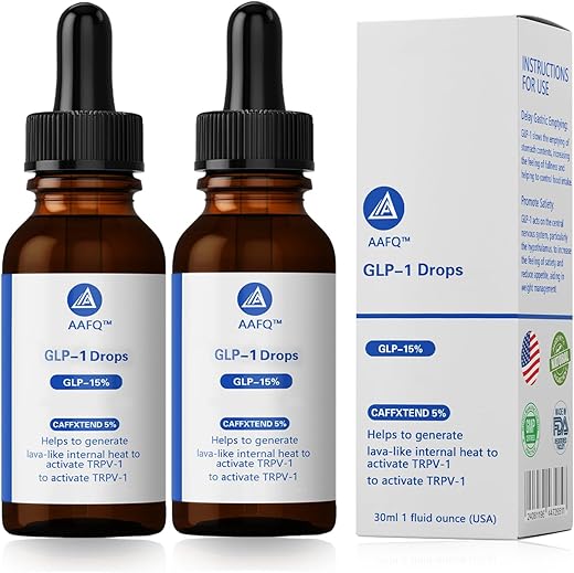 Generic - 2 Pack Gotas de Suplemento Glp-1, Rápido e Fácil de Usar, Reduz o Apetite – Marca em Destaque