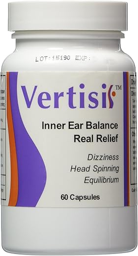 Scientific Health - Eradique a Vertigem com Vertisil Garantido! (Frasco Único) 60 Cápsulas; Elimine a Vertigem Rapidamente. Sem Efeitos Colaterais Nocivos