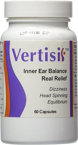 Scientific Health - Eradique a Vertigem com Vertisil Garantido! (Frasco Único) 60 Cápsulas; Elimine a Vertigem Rapidamente. Sem Efeitos Colaterais Nocivos
