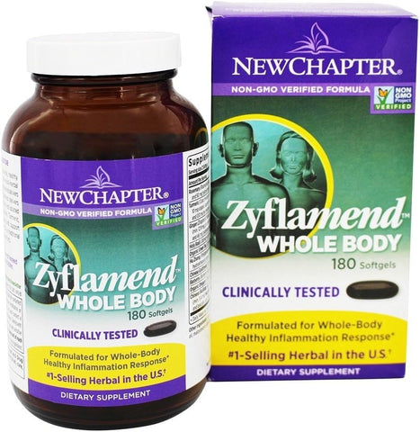 Zyflamend Whole Body – 180 cápsulas | Fórmula Natural para Saúde e Bem-Estar | Zyflamend Brasil - New Chapter