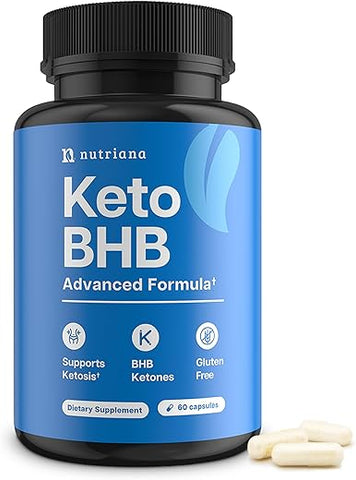 Nutriana - Keto BHB Cetonas Exógenas para Homens – Aumente a Queima de Gordura e Energia