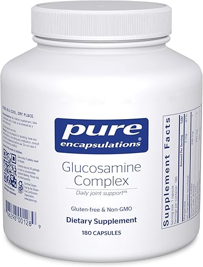 Glucosamina Complexo | Suporte para Cartilagem com Manganês | 180 Cápsulas - Pure Encapsulations