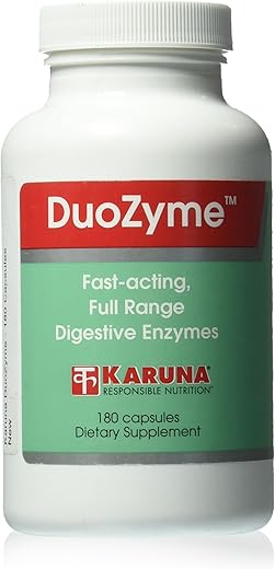 DuoZyme 180 caps: Potencialize sua saúde e beleza com este poderoso suplemento de enzimas – 180 cápsulas - Karuna