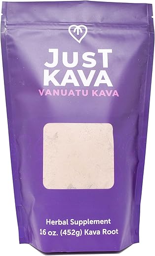 Just Kava - Vanuatu Kava em Pó Herbal para Relaxamento 452g – Marca em Destaque