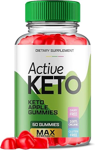 Active Keto ACV Gummies – Gomas de Keto Ativas com Vinagre de Maçã, Gomas de Keto Ativas com ACV para Cetose – Vegano, Não GMO – Fórmula Avançada Cetogênica (1 Pacote) - Ark Labs