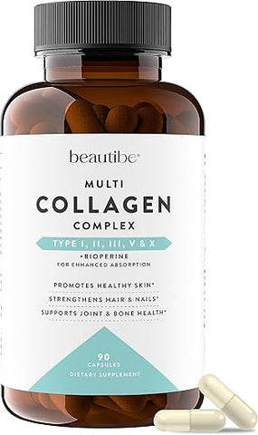 BeautiBe - Pílulas de Colágeno para Mulheres – Fortaleça sua pele e cabelo | Marca X